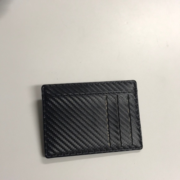 7 pocket RFID leather carbon fiber design wallet - Picture 2 of 2